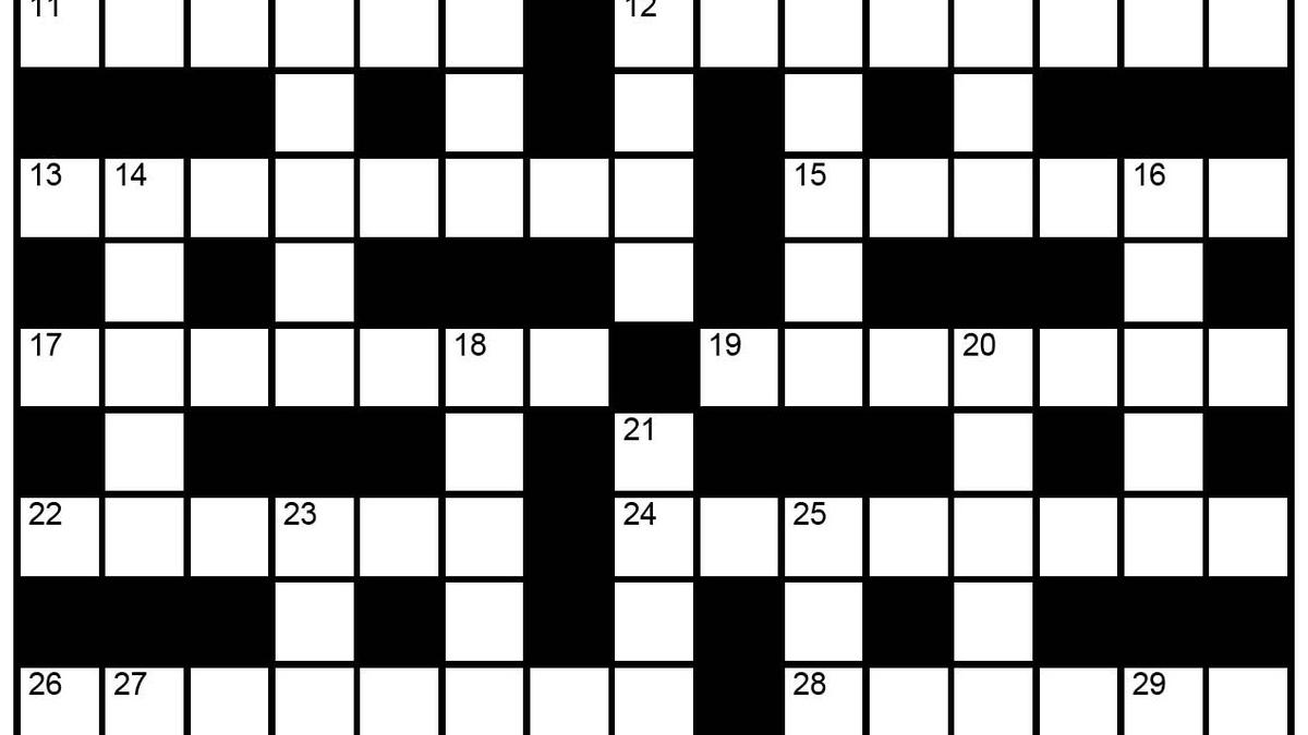 The Hindu Sunday crossword no. 31