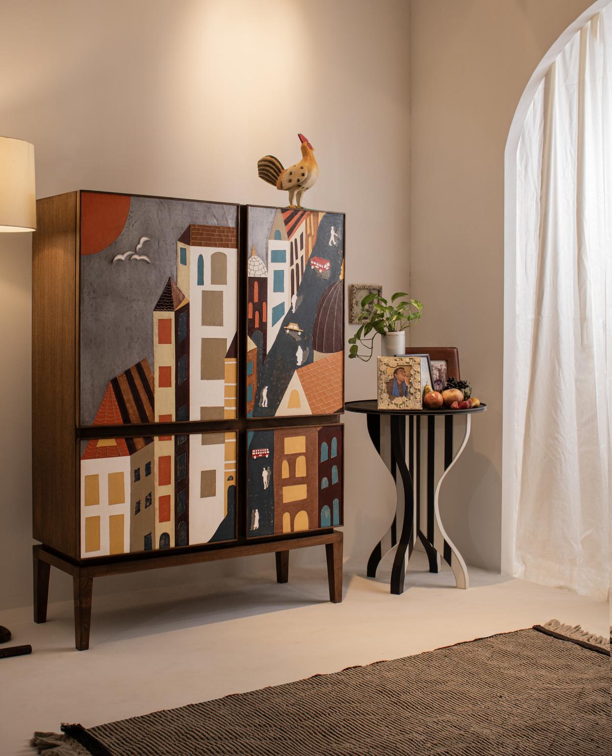 An economics major, who even worked in the shoemaking industry, Aggarwal is upbeat about furniture design in India.