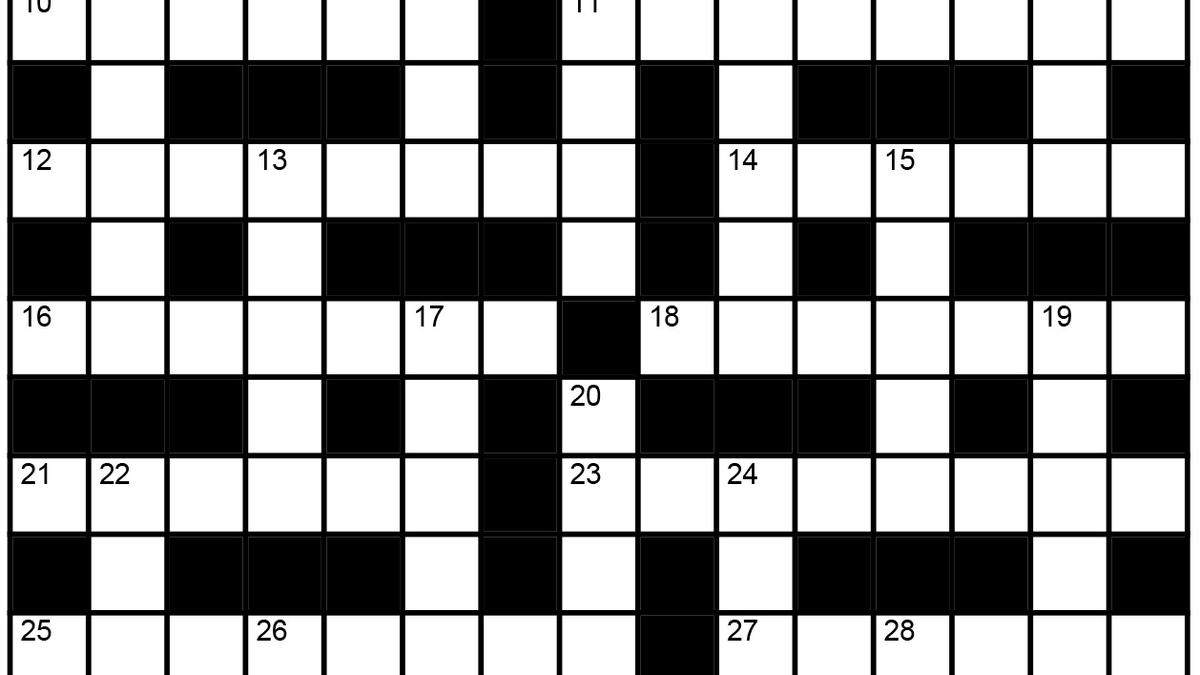 The Hindu Sunday crossword no. 23