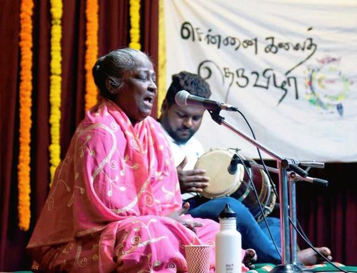 Meet ‘Vyasarpadi’ Muniammal, one of Chennai's few women gaana singers