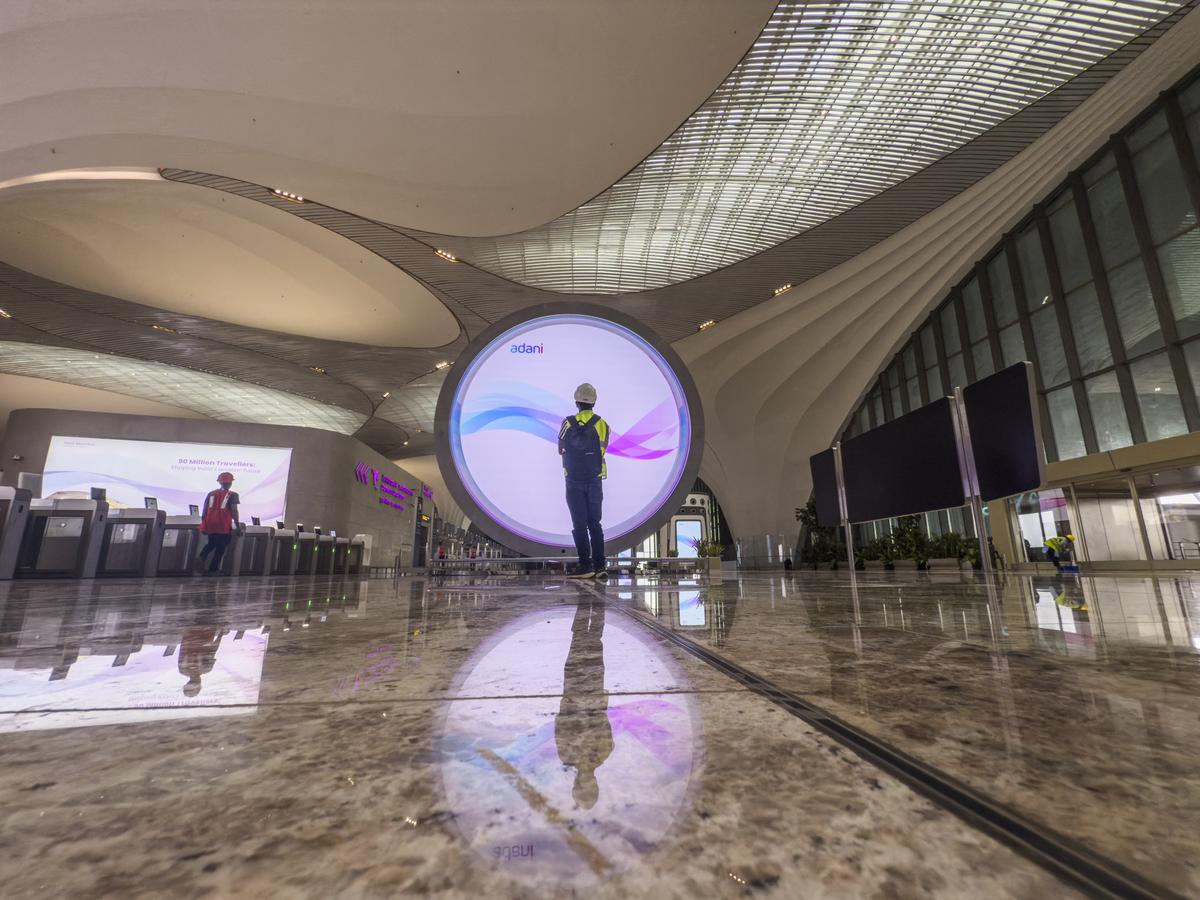 A view of Navi Mumbai airport.