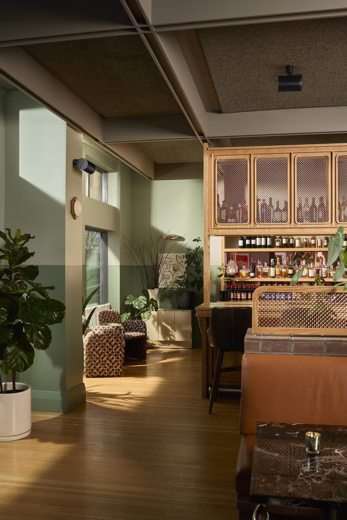 Placing reflective materials on either side of the speaker or hanging some form of absorption, such as fabric tapestries, on the walls also helps.