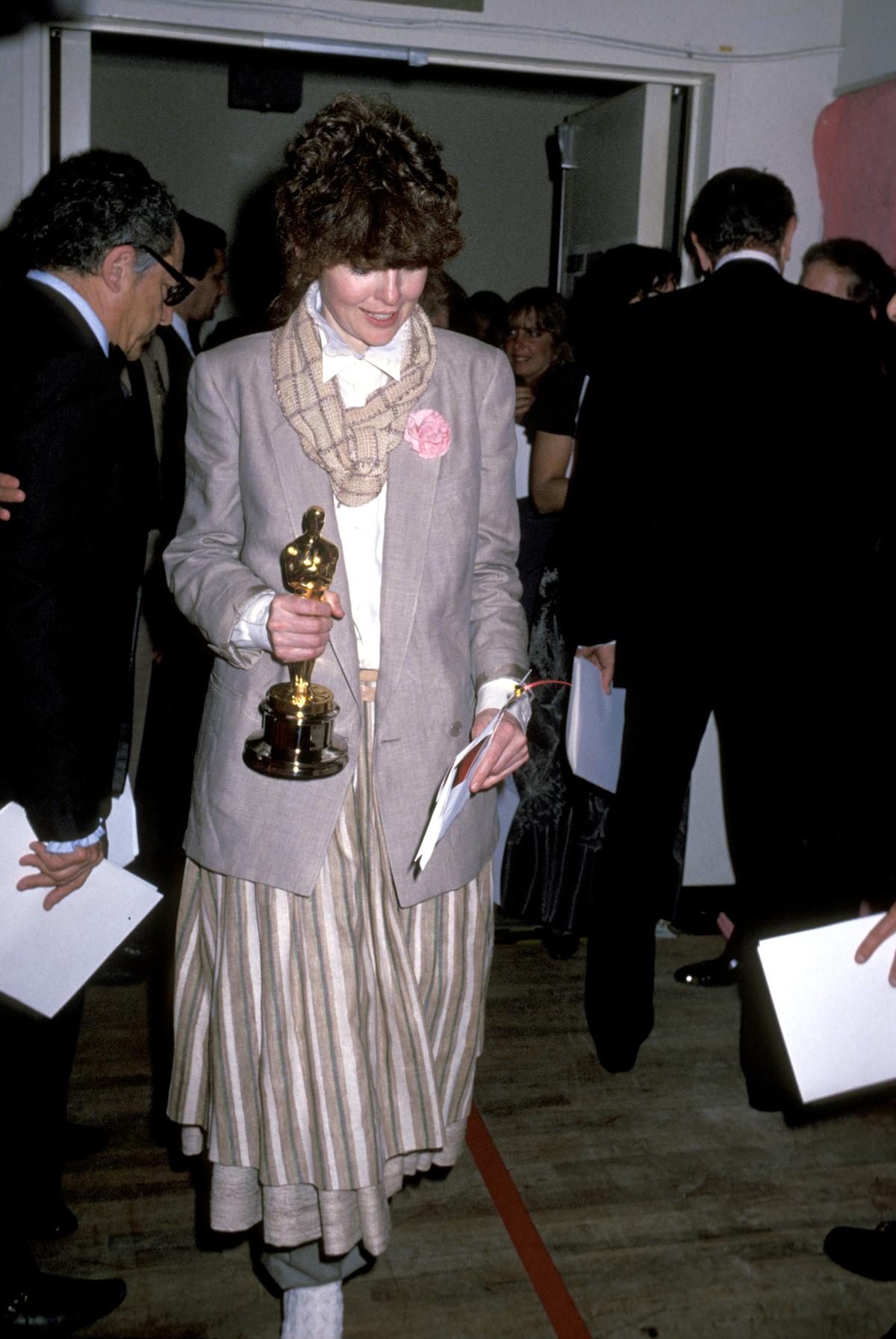 Diane Keaton during 50th Annual Academy Awards in 1978 in Los Angeles, the US. (Getty Images) Diane Keaton during 50th Annual Academy Awards in 1978 in Los Angeles, the US. (Getty Images)