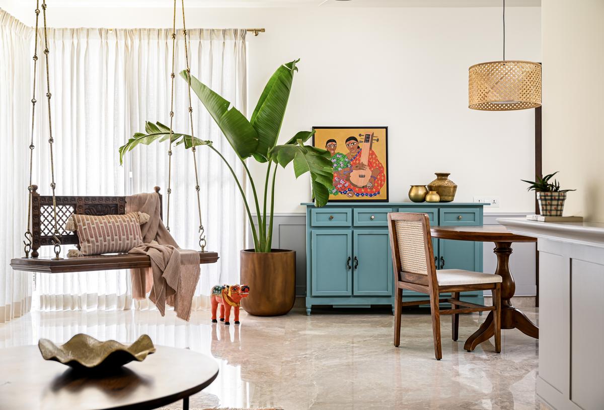  A Laxman Aelay piece at The Eclectic Mix and Match Home.