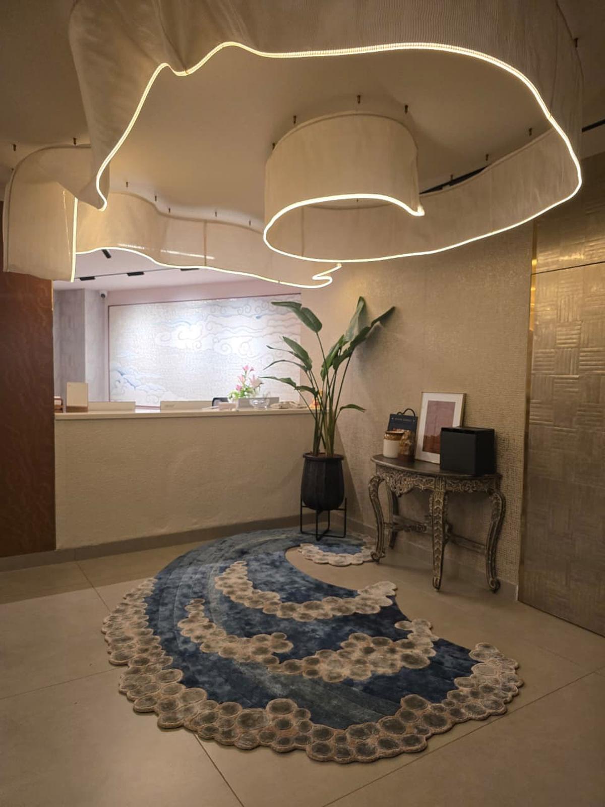 Vishvesh’s custom-made rug.