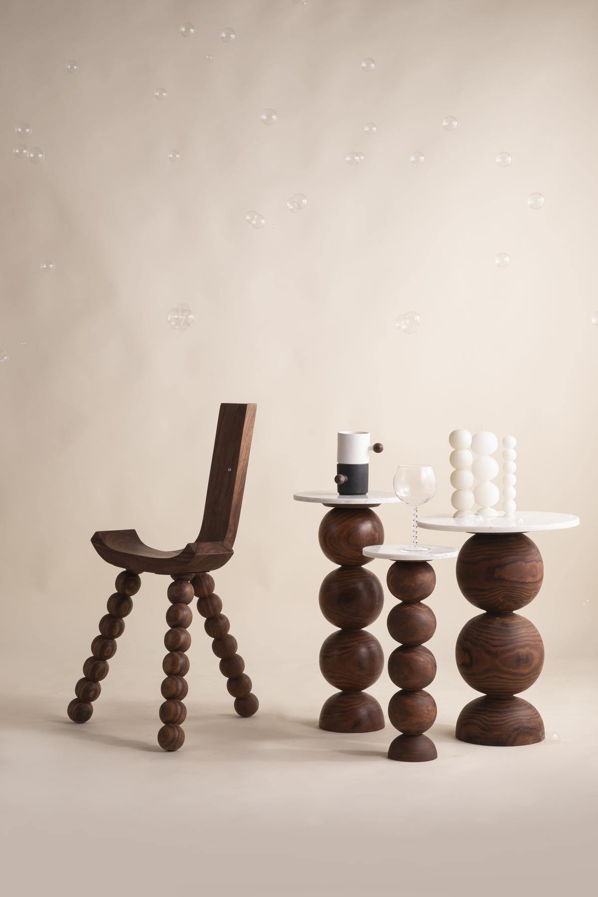 Aanchal Goel helms the decade-old studio, where home decor juxtaposes traditional material with inventive design.