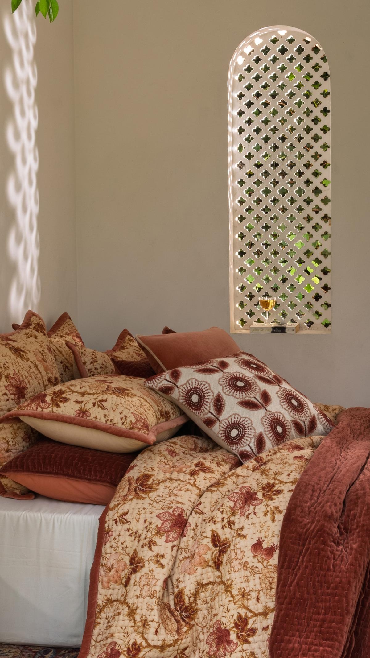 Adorned with vintage botanical prints for an elegant, timeless touch. Adorned with vintage botanical prints for an elegant, timeless touch.