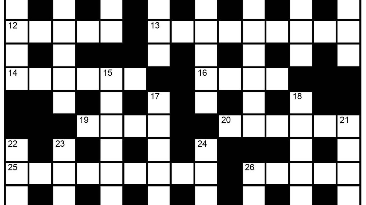 The Hindu Sunday crossword No. 7