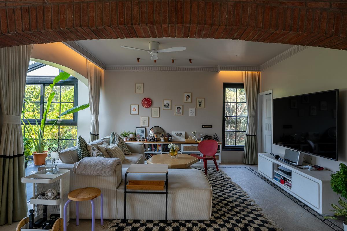 A view of the bedroom.