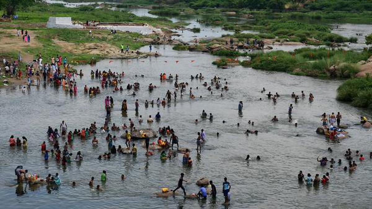 End phase of Tamiraparani Pushkaram - The Hindu