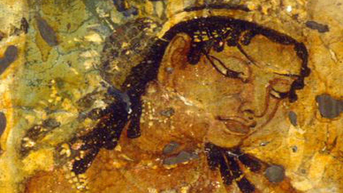 Benoy K Behl’s photograph of an Ajanta mural preserved in the Arctic World Archive