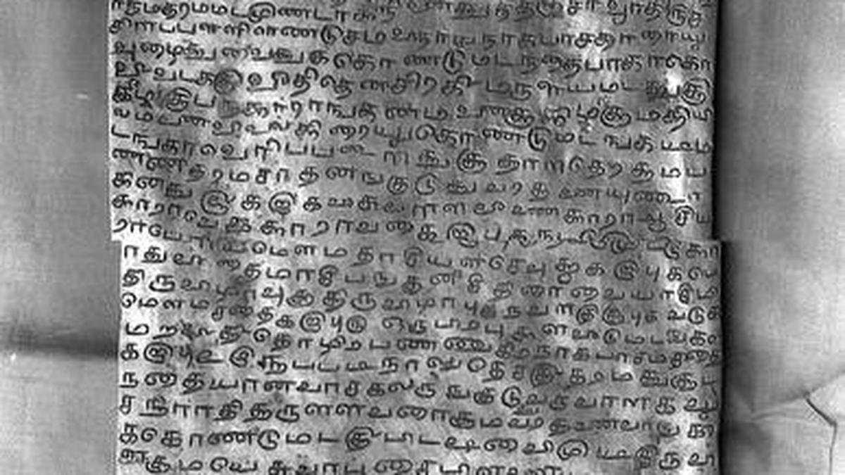 An epigraphic perspective on the antiquity of Tamil - The Hindu