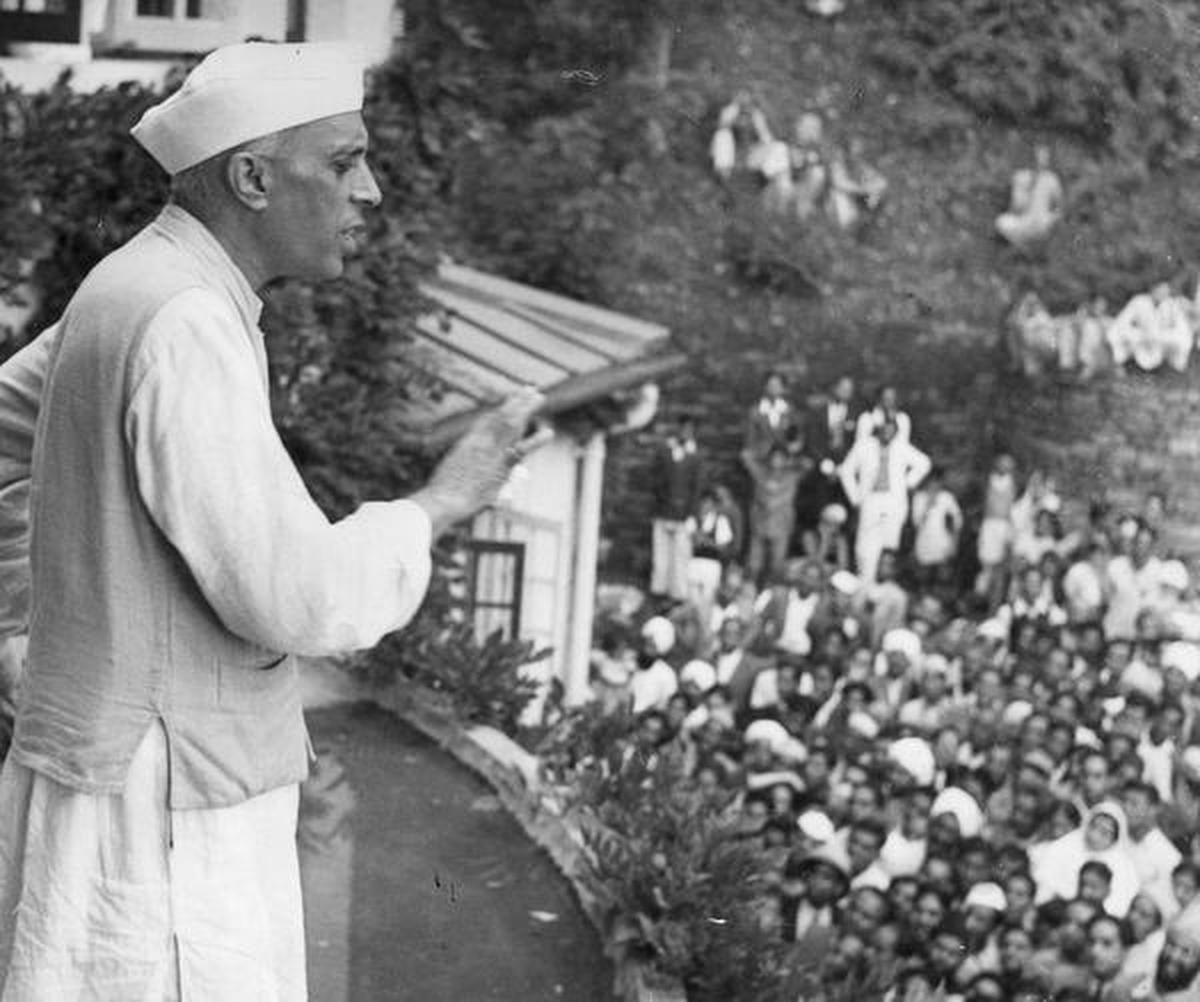 jawaharlal nehru speech in english