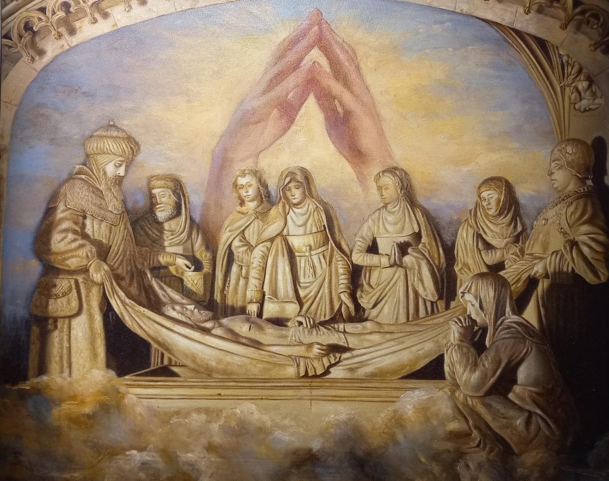 A divine story carved in stone (2015) by Nikas Safronov.