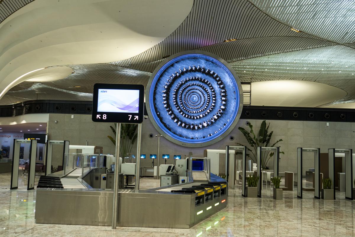 A view of Navi Mumbai airport.