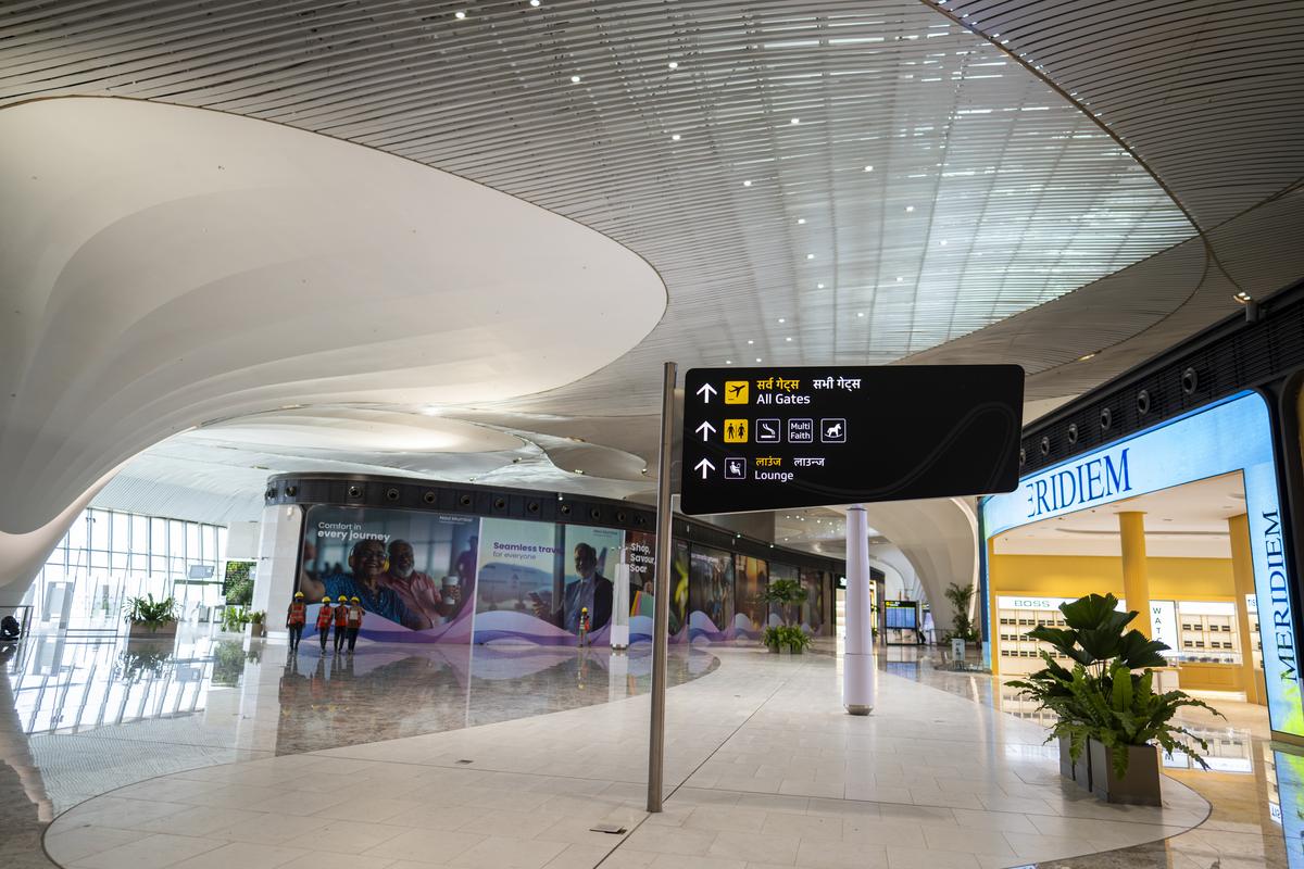 A view of Navi Mumbai airport.