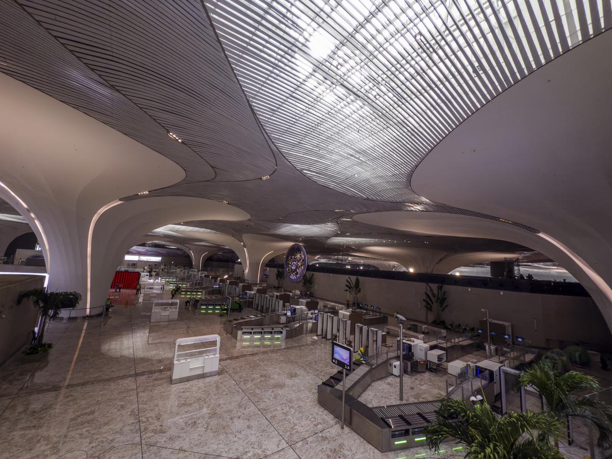A view of Navi Mumbai airport.