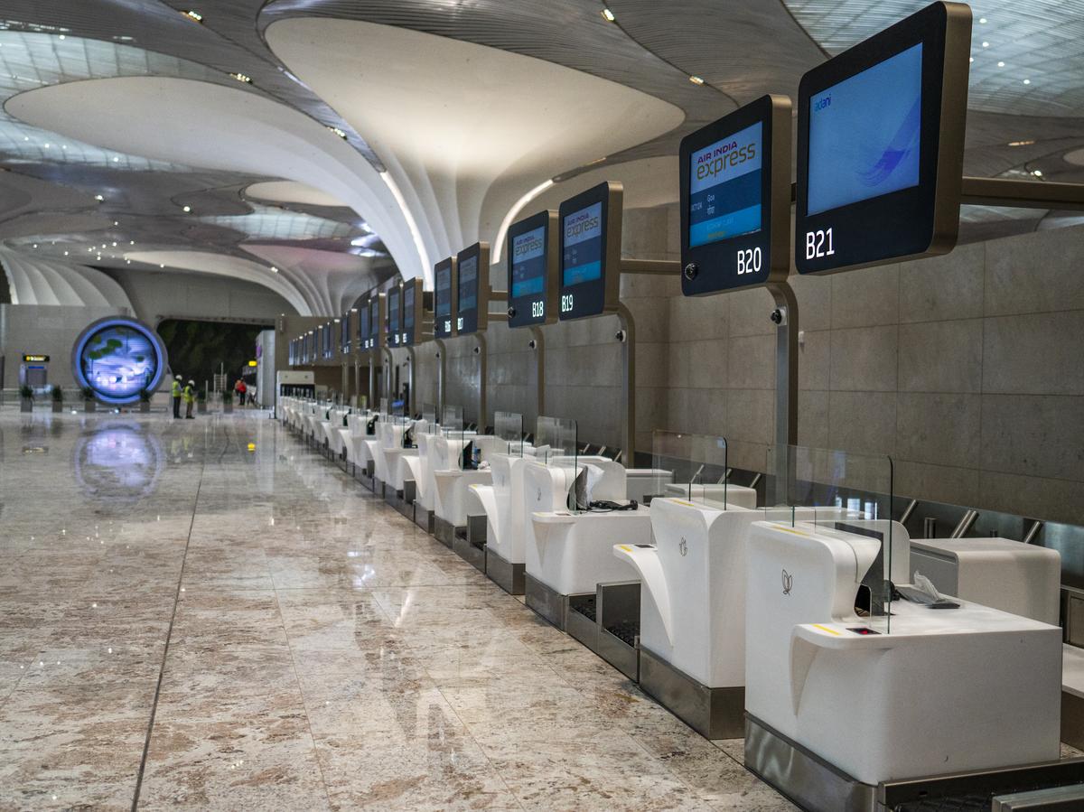 A view of Navi Mumbai airport.