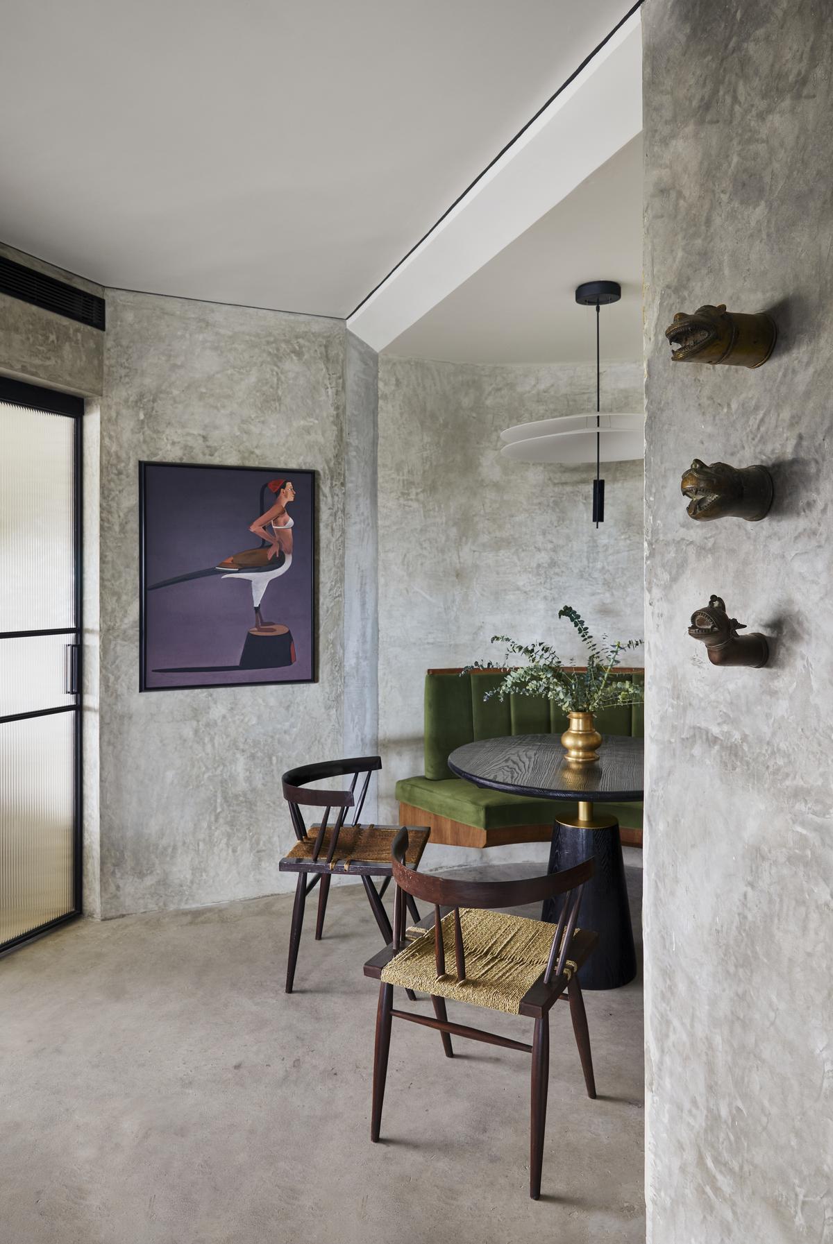 Jaiveer Johal's Monolithic Dining Area.