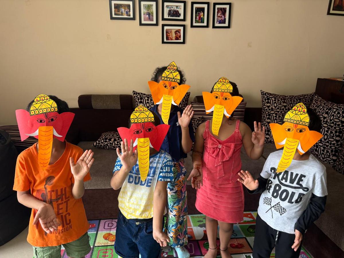 A children’s edutainment workshop organised by Neha Handa. A children’s edutainment workshop organised by Neha Handa.