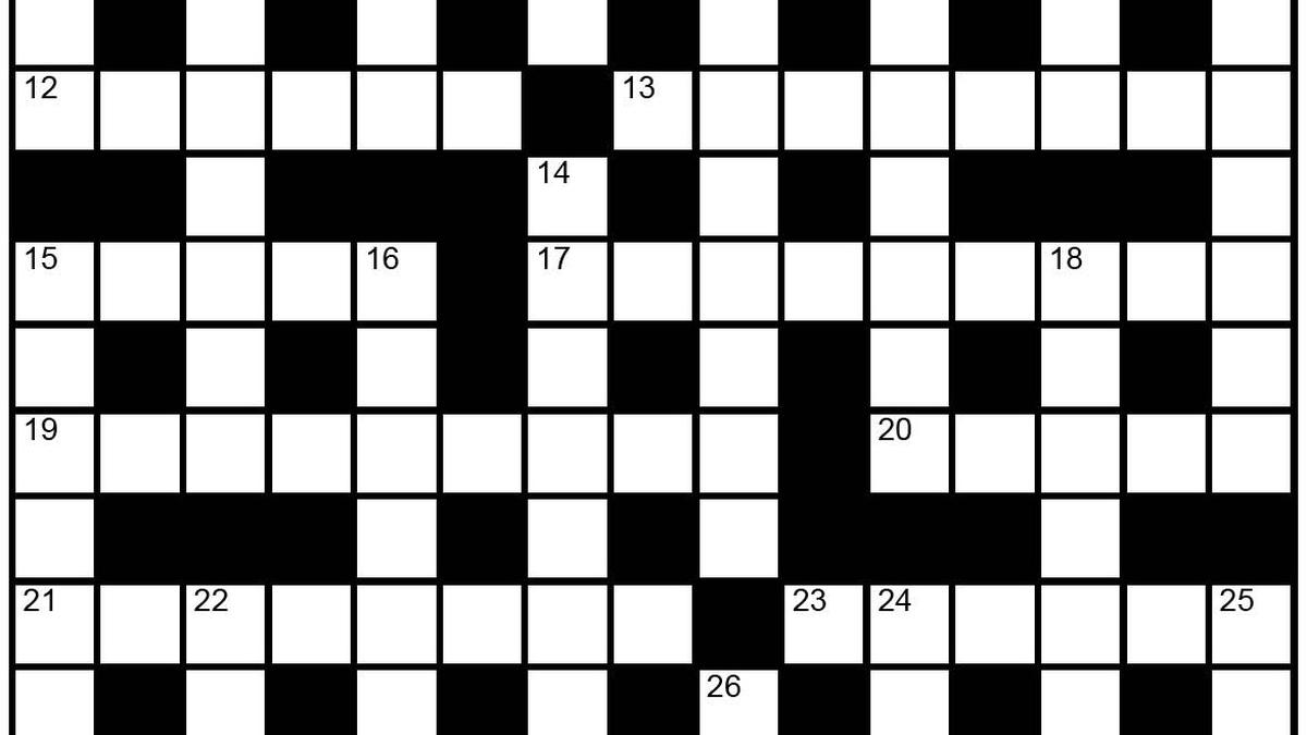The Hindu Sunday crossword no. 53