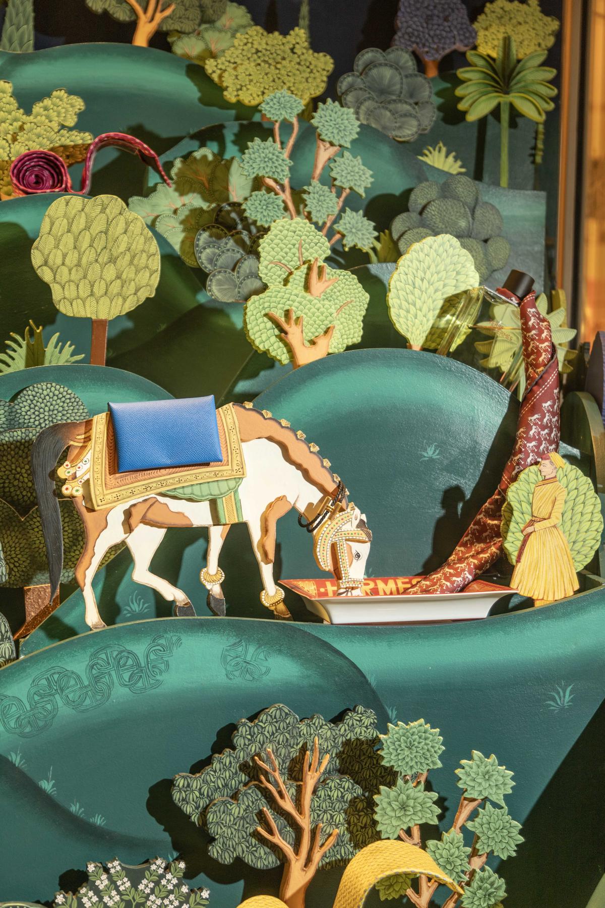 Most of the structures are made from MDF boards coated in white, and then painted with acrylic paints. Most of the structures are made from MDF boards coated in white, and then painted with acrylic paints.