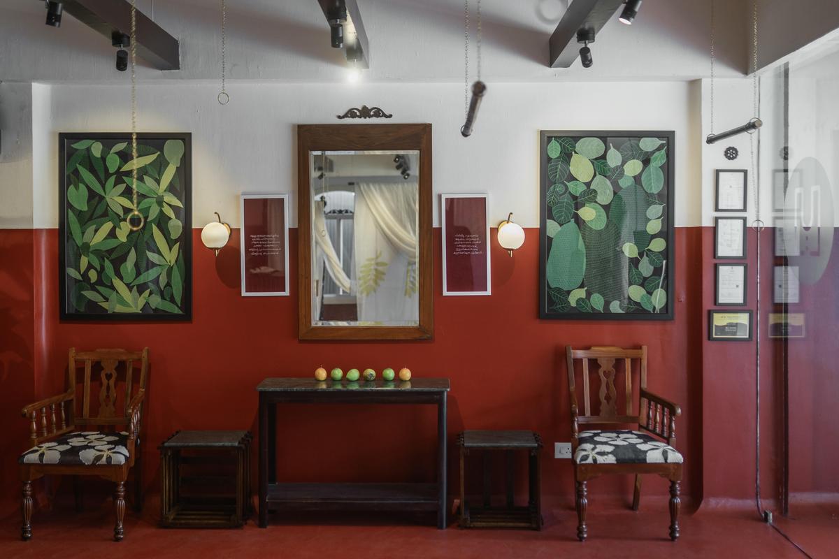 A display inside the Rouka store.