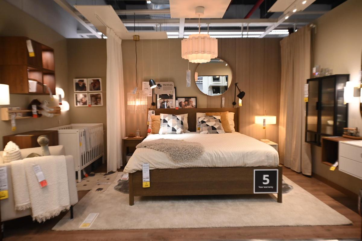 A view of Delhi’s first IKEA store.