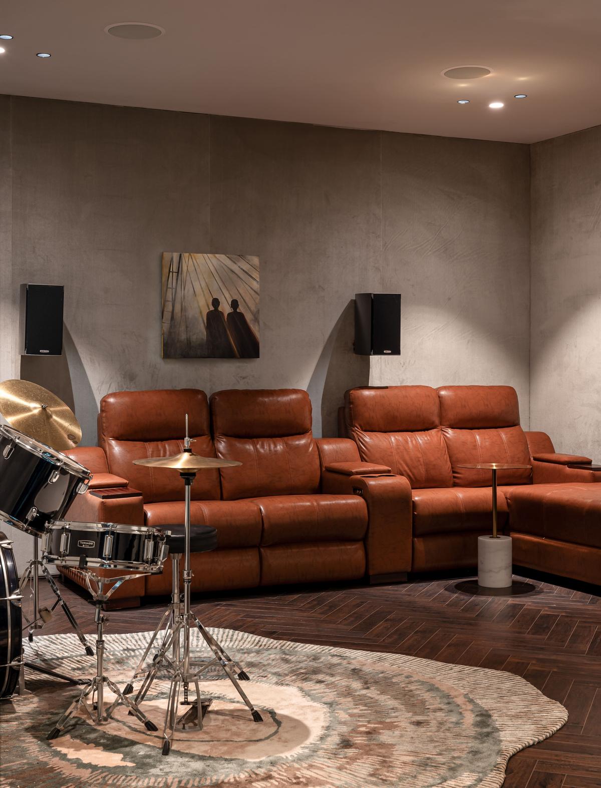 Soundproof design that allows life’s loud moments to unfold, while the rest of the home remains undisturbed. Soundproof design that allows life’s loud moments to unfold, while the rest of the home remains undisturbed.
