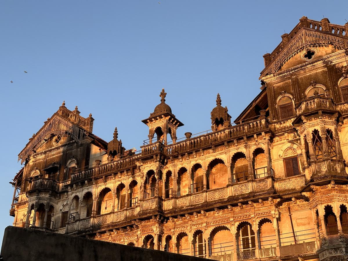 Gujarat’s Lunavada palace.