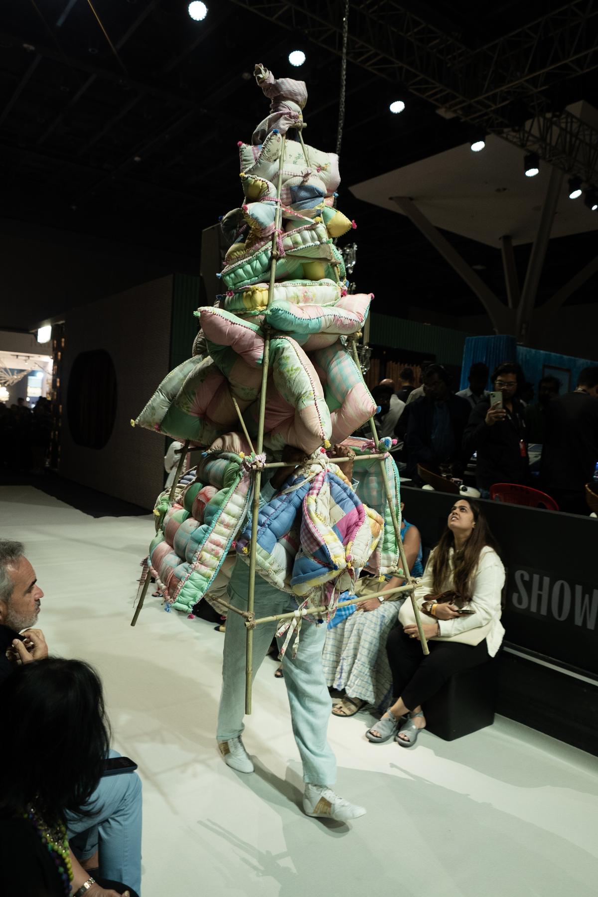 Longtime loyalists will recognise the delicate French embroidery, micro needlepoint roses, gossamer chanderi, lace and the softest cottons in pastel tones. Longtime loyalists will recognise the delicate French embroidery, micro needlepoint roses, gossamer chanderi, lace and the softest cottons in pastel tones.