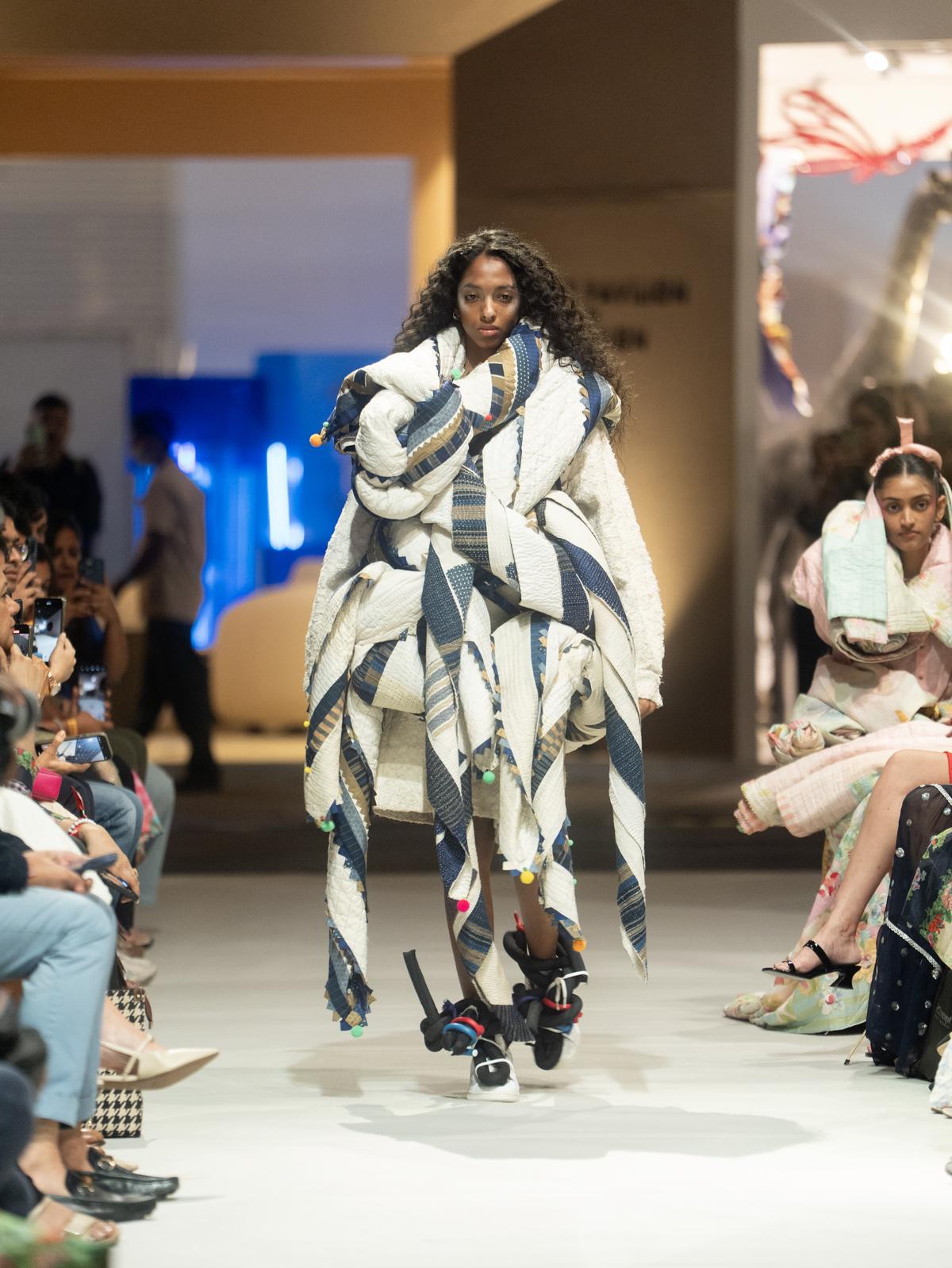 While the showcase focused on curtains, mattresses, quilts and pillows, towels, robes, and perhaps even lingerie are expected to follow. While the showcase focused on curtains, mattresses, quilts and pillows, towels, robes, and perhaps even lingerie are expected to follow.