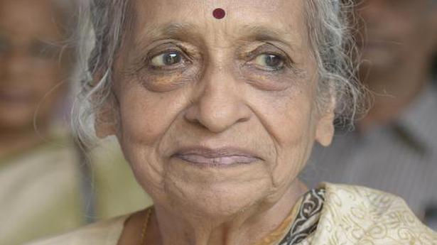 Remembering Dr. V. Shanta of Cancer Institute (WIA) - The Hindu