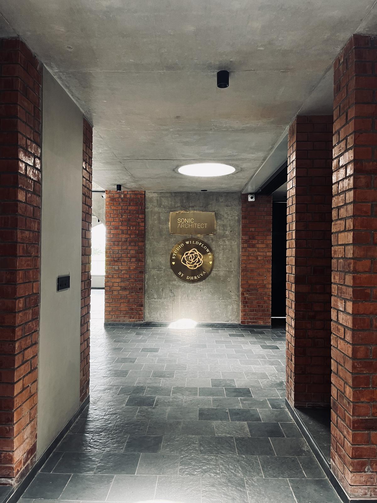The entrance
