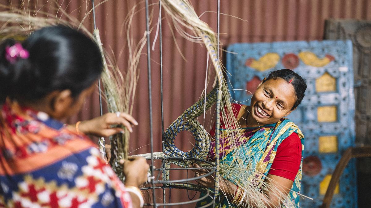 Niraba brings sabai grass weaving to contemporary furniture design