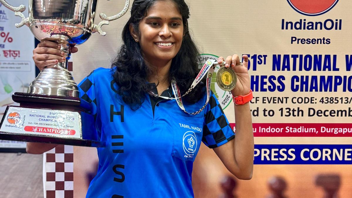 Nandhidhaa final turunda Srishti’yi yenerek Ulusal unvanını korudu