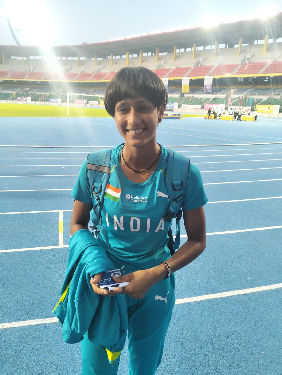 Pooja, women’s high jump champion.