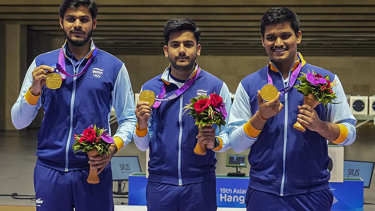 Hangzhou Asian Games | 10m air rifle team makes it a golden day for India