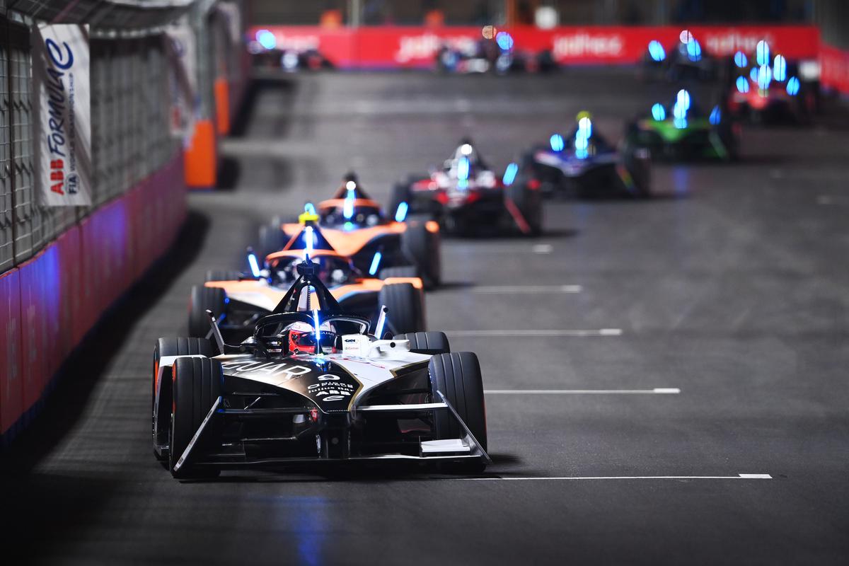 Cutting-edge technology: Formula E claims this year’s machine is the most efficient formula racing car ever, with more than 40% of the energy used within a race produced by regenerative braking. Photo credit: Getty Images