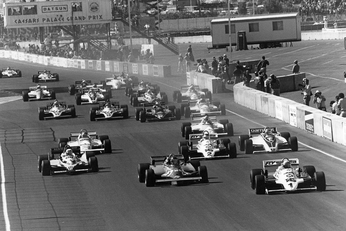 Rolling the dice again: The Las Vegas GP will be the second attempt by the sport to get a race going in Sin City. Four decades ago, F1 had the Caesars Palace Grand Prix, a race around the parking lot of the Caesars Palace Hotel. | Photo credit: Getty Images