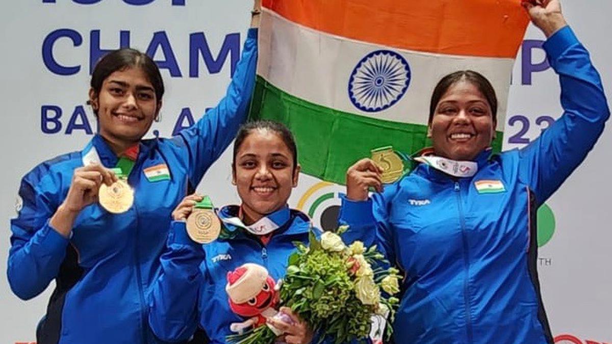 SHOOTING | Indian women bag free pistol gold in World Championship