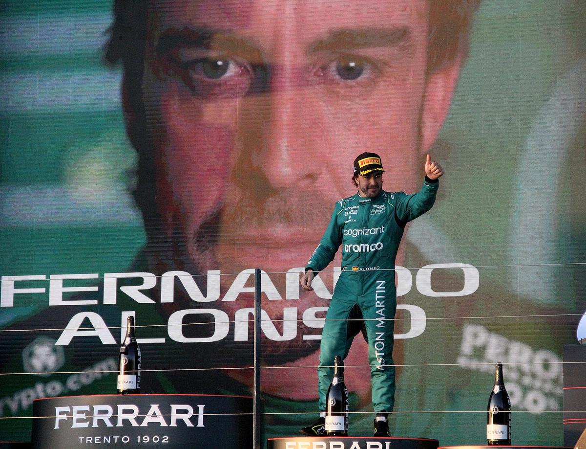 Green shoots: The 41-year-old is experiencing his most fruitful season in a decade. On a day Red Bull falters and he gets a sniff, you can count on him to end a ten-year wait for his 33rd Grand Prix win. | Photo credit: Getty Images