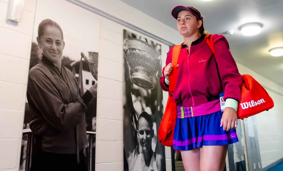Clawing her way back: Ostapenko struggled to deal with early success, but believes she has now turned the corner. 