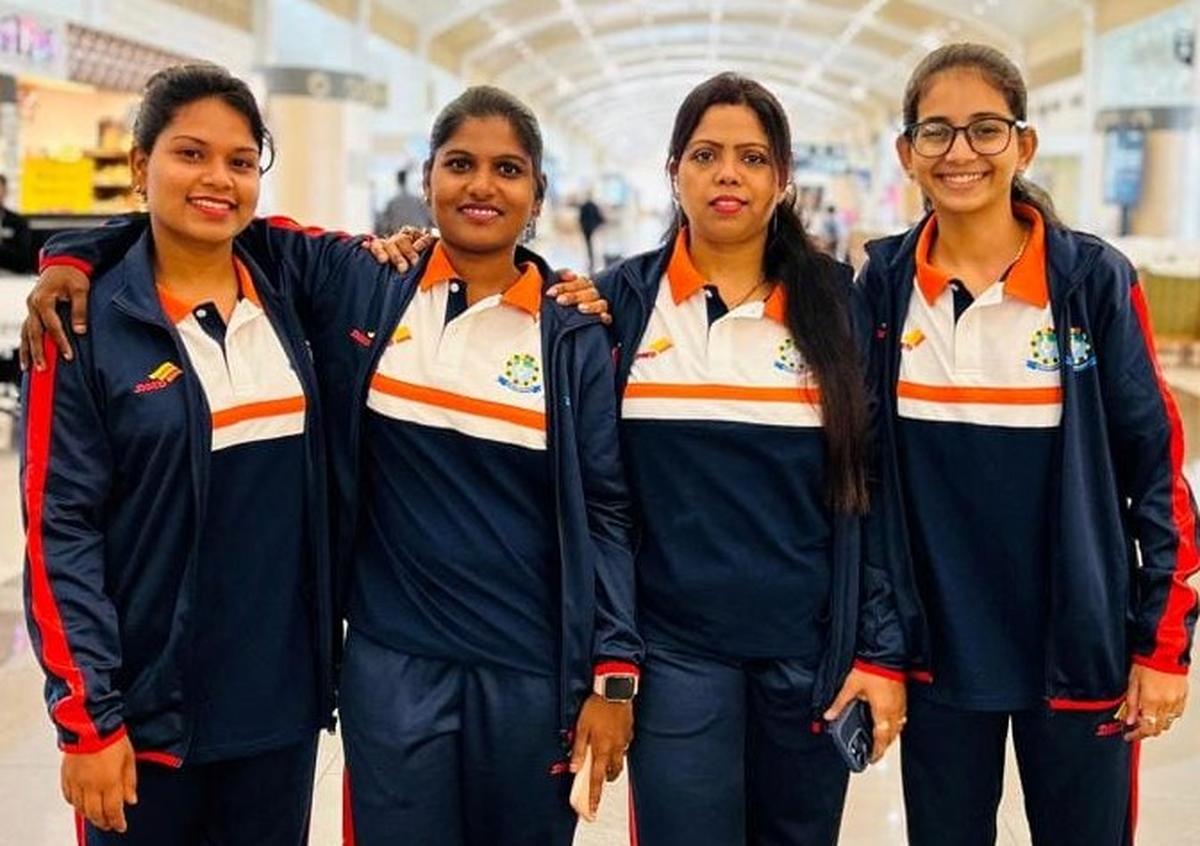Indian women’s team, Asian carrom champion in Maldives.