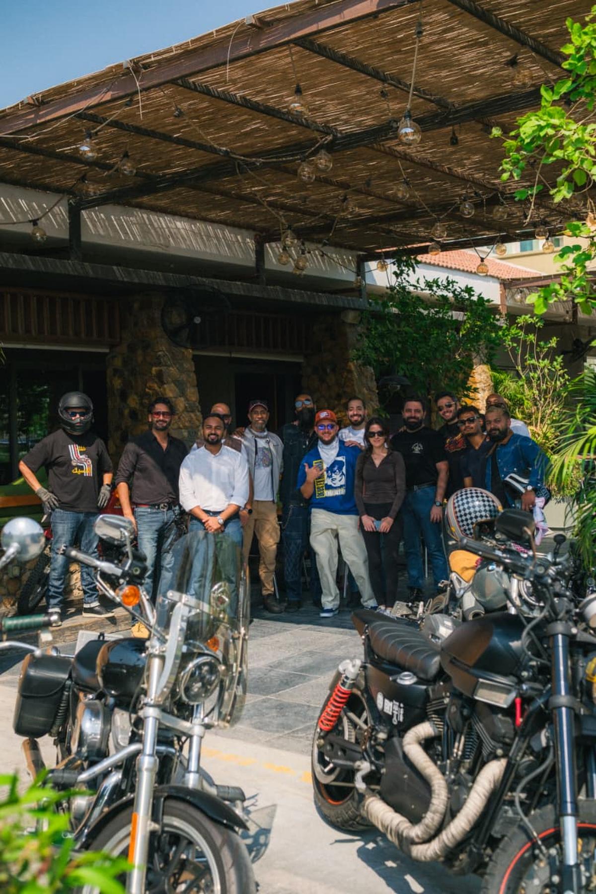 Bikers Cafe regularly hosts riders for community get-togethers and barbecues.