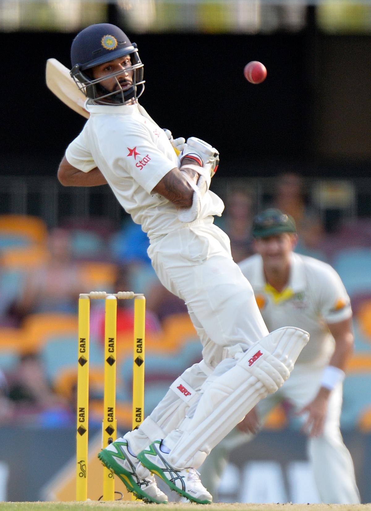 Braving it out: Dhawan’s 2,315 Test runs at a respectable 40.61 offered welcome stability. | Photo credit: Getty Images