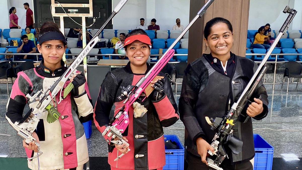 Ayushi Podder tops women’s rifle 3-position