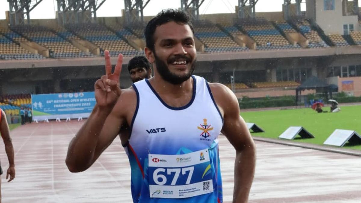 National Open Athletics | Manikanta clocks India’s second-fastest time in winning 100m