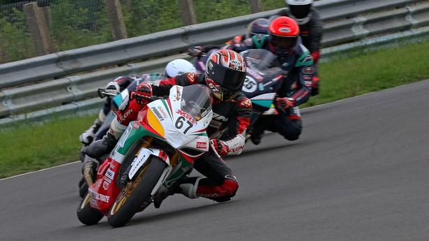 Third round of National motorcycle racing in Chennai