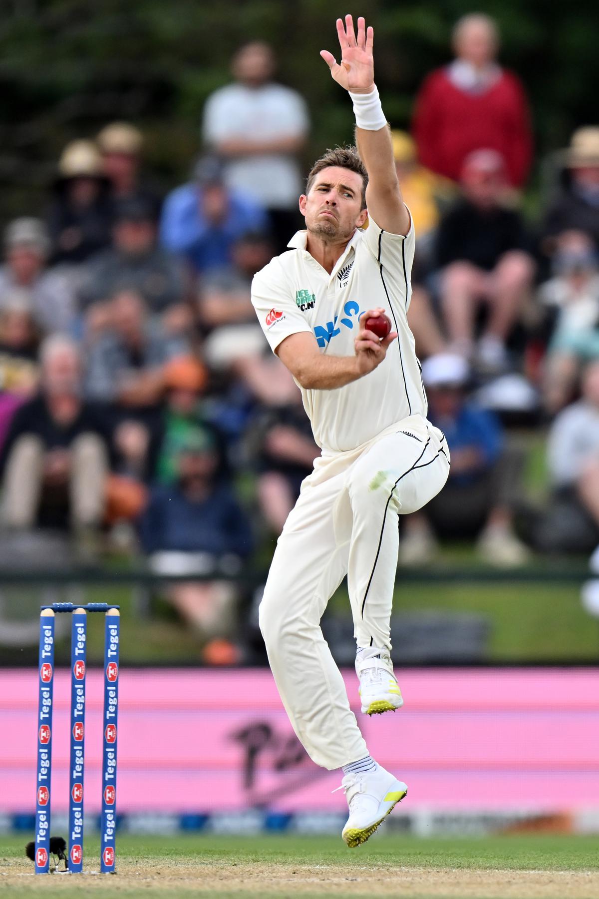 Eye on the prize: Southee is looking forward to touring India later this year — not surprising, given his best Test figures of seven for 64 were registered in Bengaluru, in 2012. | Photo credit: Getty Images